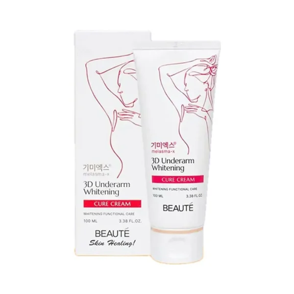کرم سفید کننده بدن سه بعدی بیوتی Beaute 3D Underarm Whitening Cure Cream | ماکاوی شاپ